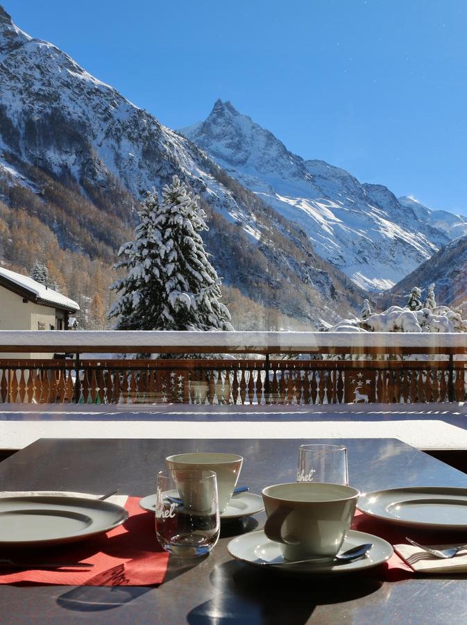 Hotel Garni Les Bouquetins Zinal Exterior foto