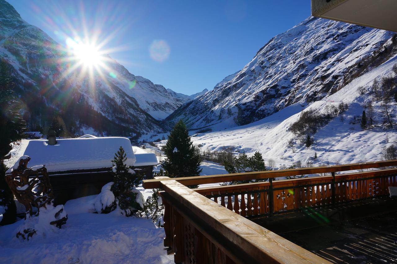 Hotel Garni Les Bouquetins Zinal Exterior foto